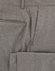 Incotex Beige Solid Wool Blend Pants - Slim - (885) - Parent