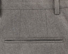 Incotex Beige Solid Wool Blend Pants - Slim - (885) - Parent