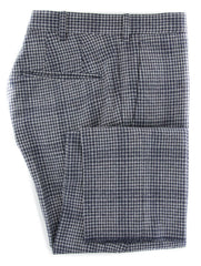 Incotex Light Gray Check Wool Blend Pants - Slim - 32/48 - (894)