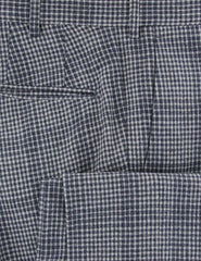 Incotex Light Gray Check Wool Blend Pants - Slim - (894) - Parent