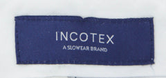 Incotex Light Gray Check Wool Blend Pants - Slim - (894) - Parent