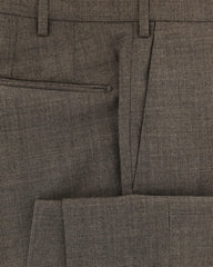 Incotex Brown Nail Head Wool Pants - Slim - (C9) - Parent