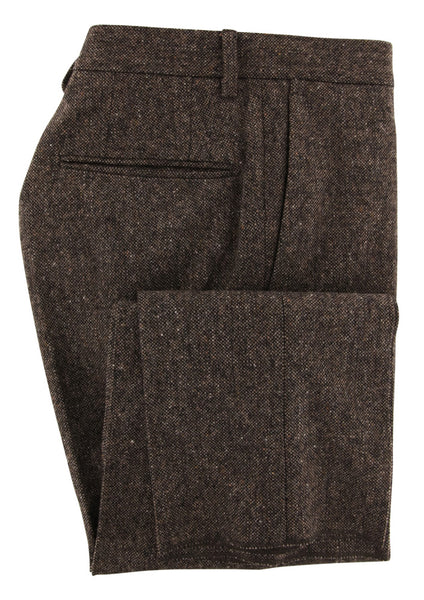 Incotex Brown Solid Pants - Extra Slim - (S0T030620) - Parent