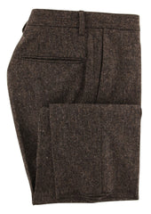Incotex Brown Solid Pants - Extra Slim - (S0T030620) - Parent