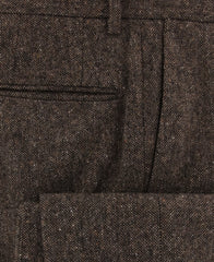 Incotex Brown Solid Pants - Extra Slim - (S0T030620) - Parent