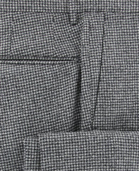 Incotex Dark Gray Micro-Houndstooth Pants - Slim - (IN1113176) - Parent