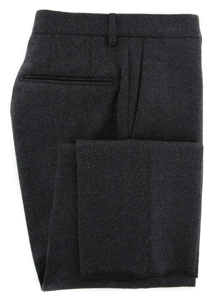 Incotex Charcoal Gray Bird's Eye Pants - Slim - (IN1113171) - Parent