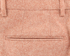$475 Incotex Orange Melange Wool Pants - Slim - (C2) - Parent