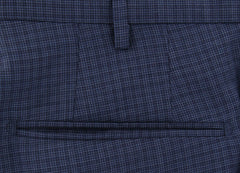 Incotex Navy Blue Fancy Pants - Slim - (IN00305611810) - Parent