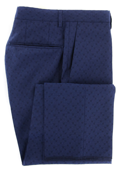 Incotex Dark Blue Solid Pants - Slim - (IN-S0T030-5934-810) - Parent
