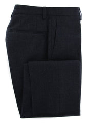 Incotex Midnight Navy Blue Solid Pants - Slim - (IN1117176) - Parent