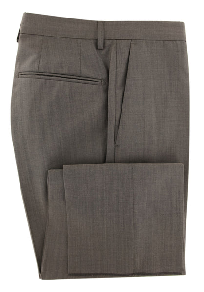 Incotex Brown Melange Wool Blend Pants - Slim - (19) - Parent