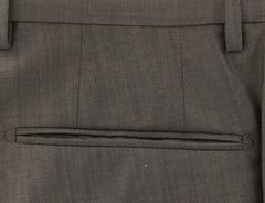 Incotex Brown Melange Wool Blend Pants - Slim - (19) - Parent