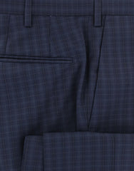 Incotex Dark Blue Check Pants - Slim - (IN-S0T030-6388-820) - Parent