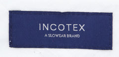 Incotex Dark Blue Micro-Check Pants - Slim - (IN-S0T030-6404-810) - Parent
