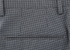 Incotex Gray Micro-Check Pants - Slim - (IN-S0T030-6404-910) - Parent