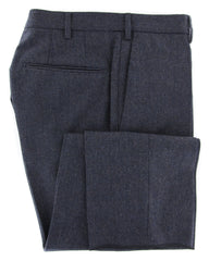 Incotex Navy Blue Micro-Check Pants - Slim - (CZ) - Parent