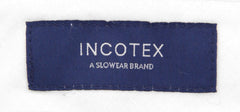 Incotex Navy Blue Solid Wool Blend Pants - Slim - (DD) - Parent