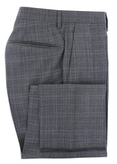 Incotex Gray Plaid Wool Pants - Slim - 36/52 - (0R)