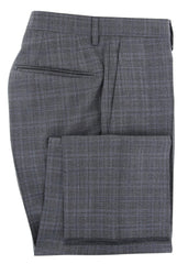 Incotex Gray Plaid Wool Pants - Slim - (0R) - Parent