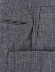 Incotex Gray Plaid Wool Pants - Slim - (0R) - Parent