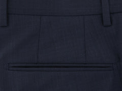 Incotex Dark Navy Blue Solid Pants - Slim - (IN-S0T030-S6333-820) - Parent