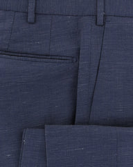 Incotex Dark Blue Melange Pants - Slim - (IN-S0T030-S6334-810) - Parent