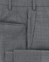 Incotex Gray Solid Pants - Extra Slim - (S0T030SS606910) - Parent