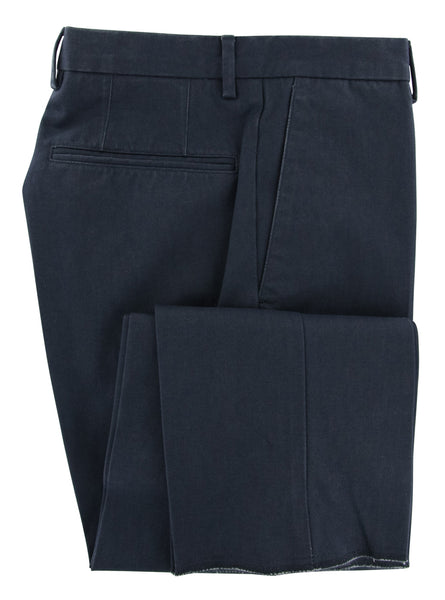 Incotex Dark Blue Solid Pants - Slim - (IN303781810) - Parent