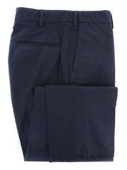 Incotex Navy Blue Solid Pants - Slim - 34/50 - (IN4478822)