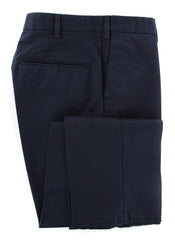 Incotex Navy Blue Solid Pants - Slim - (IN4995820) - Parent