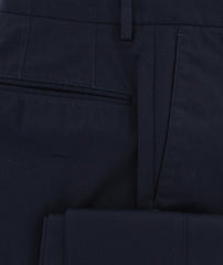 Incotex Midnight Navy Blue Solid Pants - Slim - (IN5208820) - Parent