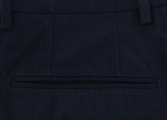 Incotex Midnight Navy Blue Solid Pants - Slim - (IN5208820) - Parent