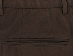 Incotex Dark Brown Solid Pants - Slim - (IN-S0W030-5607-615) - Parent