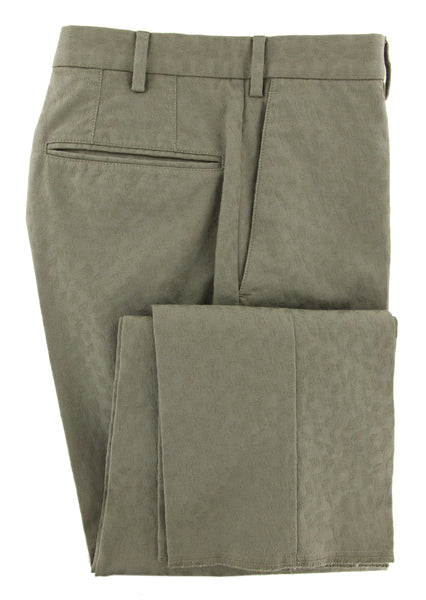 Incotex Olive Green Fancy Pants - Slim - (IN5701420) - Parent
