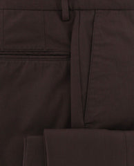 Incotex Caramel Brown Solid Pants - Slim - (IN1121171) - Parent