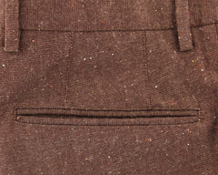 Incotex Brown Melange Wool Blend Pants - Slim - (DJ) - Parent