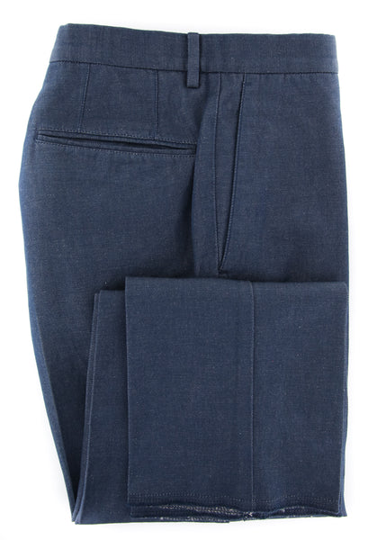 Incotex Denim Blue Solid Pants - Slim - (IN-S0W030-6309-810) - Parent