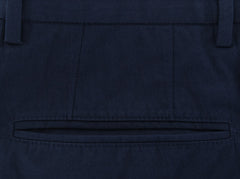 Incotex Dark Navy Blue Solid Pants - Slim - (IN-S0W030-6337-820) - Parent