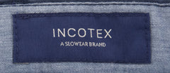 Incotex Navy Blue Solid Pants - Slim - (IN-S0W030-S4912-831) - Parent