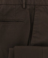 Incotex Brown Solid Pants - Extra Slim - (S0W030S5528616) - Parent