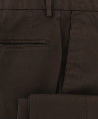 Incotex Brown Solid Pants - Extra Slim - (S0W030S5528616) - Parent