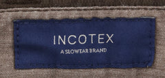 Incotex Brown Solid Pants - Extra Slim - (S0W030S5528616) - Parent