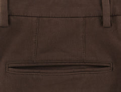 Incotex Brown Solid Pants - Extra Slim - (S0W030S5412616) - Parent