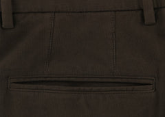 Incotex Brown Solid Pants - Extra Slim - (S0W030S5412618) - Parent