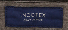 Incotex Dark Brown Solid Pants - Extra Slim - (S0W030S5517618) - Parent