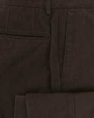 Incotex Dark Brown Solid Pants - Slim - (CI) - Parent