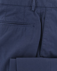 Incotex Navy Blue Solid Pants - Slim - (IN-S0W030-S5646-822) - Parent