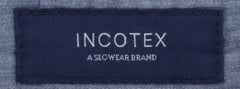 Incotex Navy Blue Solid Pants - Slim - (IN-S0W030-S5646-822) - Parent