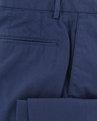 Incotex Navy Blue Solid Pants - Slim - (IN-S0W030-S5646-831) - Parent
